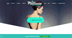 Desktop Screenshot of platinumdrycleaners.com